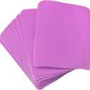 MECCANIXITY 12Pcs Iron on Patches for Clothing Repair Fabric Repair Patches Iron-On Mending Fabric Light Purple 4.9"x3.7" for Clothes, Pants, Bags Hole Repairing and Decoration (Light Purple)
