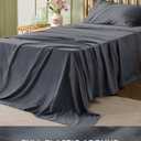 Bedsure  GentleSoft™ Ruched Bed Sheets 3 Pieces, Size King, Grey