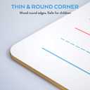 Nicpro Dry Erase Lap Board 9 x 12 inches 2 Pack Ruled Kid Double Sided Blank & Lined Small Lapboard with 8 Pens, 2 Eraser, Learning Mini Whiteboard Portable for Student and Classroom Use