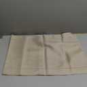 D'Moksha Homes Linen Placemats Set of 4-100% Pure Linen Natural Placemats 14 x 19 Inch - Classic Hemstitch, Washable Natural Placemats for Christmas Decor, Holiday (Set of 4 (14 X 19 Inch), 01 - Natural)