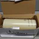 Wellmet 13"x13"x10" Assembly Required Lampshade for Table Lamp, Bedside Lamp, Floor Lamp, Fabric Drum Lampshade Classic Modern Style, Spider Fitter, Cream White