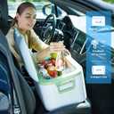 Megiu 12 Volt Refrigerator Portable Car Freezer 13.5 Quart (12.8 Liter) Compressor Cooler 12V/24V DC 110240 Volt AC for Truck Van RV Camper SUV Boat Travel Camping Road Trips Tailgating -18~+15