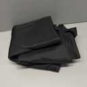 Black Backdrop Curtain for Party, Background Drapes Panels with Rod Pocket, Wrinkle Free Black Photo Curtains Backdrop Drapes Fabric Decoration for Wedding, Birthday Party Decor 5ft x 10ft, 2 Panels