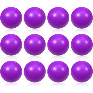 12 Pcs Purple Foam Stress Ball Squeeze Stress Relief Balls for Kids and Adults Hand Exercise Sensory Relief Toys for Anxiety ADHD Autism Purple