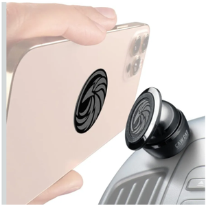 Universal Car Phone Mount Magnetic - All-Metal Car Mount for Smartphone & GPS - Cell Phone Holder for Car Dashboard. +100 to Safeness & Comfort