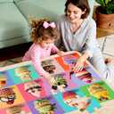 Jumbo Floor Puzzle for Kids,48 Piece Cupcake Jigsaw Puzzles,Learning Educational Toys for Toddlers Ages 3-5,Children Easter Gift for Boy Girl Ages 4-8