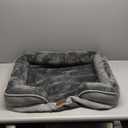 Bedsure Orthopedic Dog Bed Medium Size Dogs - Washable Medium Dog Bed Waterproof, Comfort Pet Couch with Washable Removable Cover, Supportive Foam Pets Sofa with Nonskid Bottom, Grey (28.0"L x 23.0"W x 6.5"Th)
