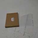 Acrylic Book Stand Clear Acrylic Book Holder, 8.5" x 6.4" x 3.5" Open Book Holder Stand for Display and Reading Cookbooks, Art Books, Bibles, Magazines - Home and Office (Clear, Medium)