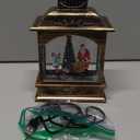 Christmas Snow Globe Lantern Musical with 6H Timer,Stars Projection,Santa Christmas Tree Lighted Scene Snow Globes Lantern USB or Battery Powered,Christmas Decorations Indoor-Gifts for Adults Kids