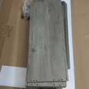 Shintenchi Bookshelf, Industrial Bookshelves and Bookcases with Doors Floor Standing 6 Shelf Display Storage Shelves 70.6 inches Tall Bookcase for Home Office, Living Room (Grey)