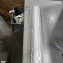 Joydeco Natural Woven Blackout Roller Shades, Cream, 30" W x 72" H