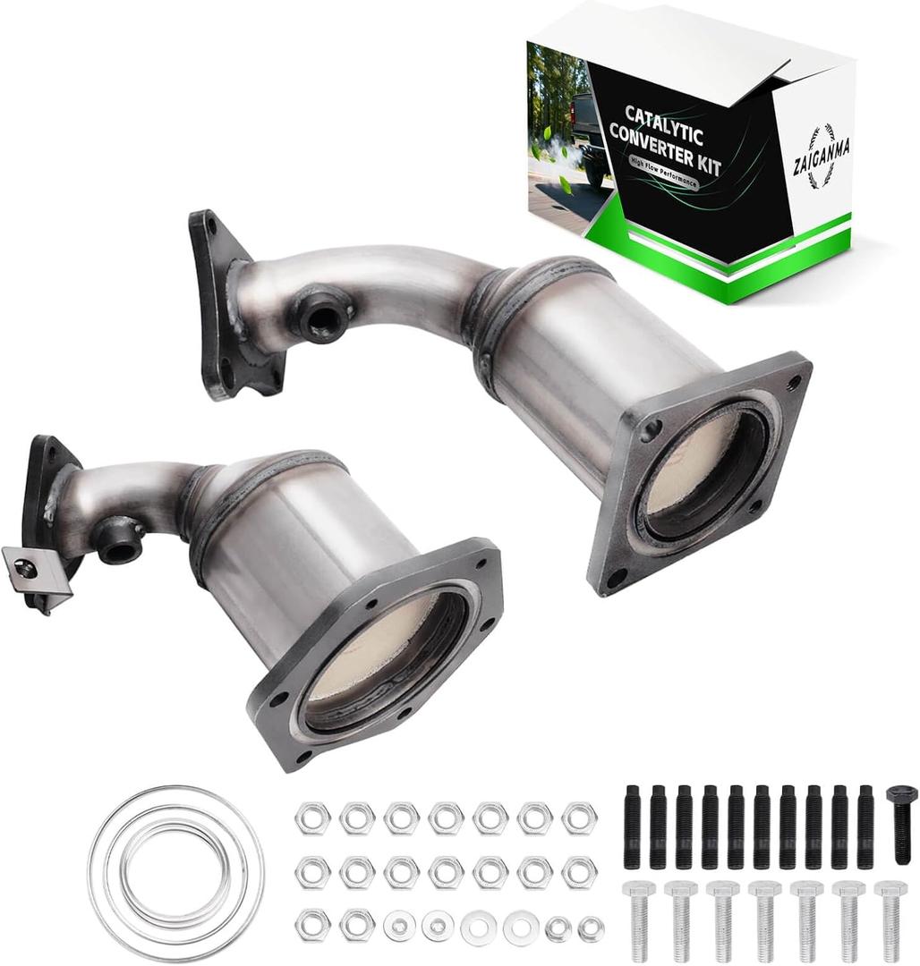 ZAIGANMA Front Catalytic Converter Compatible with 20072018 Nissan Altima 3.5L, 20092019 Murano 3.5L, 20112014 Quest & 20132019 Pathfinder 3.5L, 2013 Infiniti JX35 3.5L, 20142020 QX60 3.5L, 2 PCS