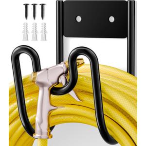 Garden Hose Holder Wall Mount - Water Hose Hanger Heavy Duty Hose Rack for Extension Cords Vacuum Hose