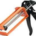Epoxy Gun Dual Cartridge 200 ml / 215 ml (1:1 & 2:1), Manual 2 Part Epoxy Gun for Panel Bonding Adhesive, Fillers, Structural Epoxy, Plastic & Fiberglass Repair