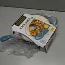 Crock Pot Artisan 3.5 Quart Enameled Cast Iron Deep Saut Pan, Teal Ombre