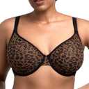 HSIA Minimizer Bras for Women Full Coverage Underwire Unlined Mesh Plus Size Convertible Bra for Big Busted, 44E