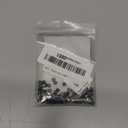 100 Pieces of Metric M2 Size Hex Lock Nuts with Insert Locknut Feature - Zinc Plated Carbon Steel Hexagon Nuts Fastener Hardware in Black Color Finish for Industrial Fastening