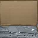 Haturi Vacuum Stand for Dyson Gen5 V15 V12 V11 V10 V8 V7 V6, Heavy-Duty Metal Bracket Organizer with 4 Accessory Hooks, Hidden Cord Management & Space-Saving Design for Cordless Handheld Vacuums (with Square Base, Silver)