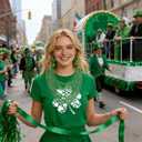 GONOSEED 200 PCS St Patricks Day Accessories for Women St Patricks Day Necklace Bulk Green Beads St Pattys Accessories Decorations Party Favor
