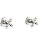 2 Handle Shower Faucet Set with Tub Spout Bathtub Shower Faucet Combo Set Shower System Complete Tub and Shower Trim Kit Brushed Nickel Wall Mounted Shower Fixtures