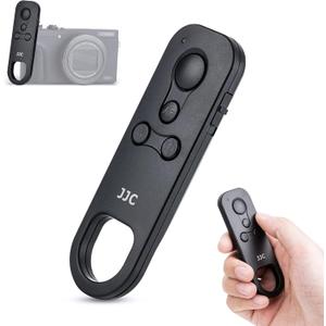 JJC Wireless Bluetooth Remote Control Replace Canon BR-E1 for Canon EOS R100 R50 R10 R8 R7 R6 Mark II R6 R5 M50 M6 Mark II M200 6D Mark II Reble T8i T7i SL3 PowerShot V10 G5 X Mark II G7 X Mark III