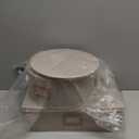 Hard Shell China Storage Containers  5 Piece Set for Storing Dinner Plates, Salad Plates, Mugs, Quilted Dividers for Safe Moving and Seasonal Storage, Beige