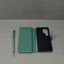 Varikke for Galaxy S25 Ultra Wallet Case Detachable with Card Holder for Women, Glitter Leather Strap Magnetic Flip Wallet Removable Phone Case Cover for Samsung Galaxy S25 Ultra 5G 6.9", Mint Green