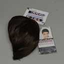 Baruisi Mens Short Brown Wig Natural Hair Replacement Synthetic Costume Halloween Full Wigs