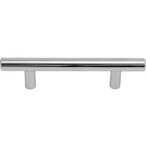 Laurey 87026 Steel T-Bar Pull, 3-Inch, Polished Chrome
