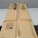 VASAGLE Storage Cabinet, Storage Organizer Rack Stand for Bathroom, Living Room, Bedroom, Multifunctional Corner Unit, 2 Drawers, 35 Inches in Height, White UBBC42WT