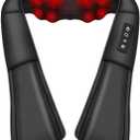 Shoulder Massager with Soothing Heat, 3D Deep Tissue Kneading Massager Gifts for Women Men, Use at Home and Car, Body Muscle Pain Relief (Color : Beige)