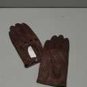 Harssidanzar Mens Lambskin Leather Driving Gloves GM026 (Large(9-9.5"), Saddle)