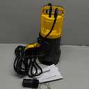 Acquaer Sewage Pump Submersible Water Pump with Automatic Float Switch, for Sump Basin, Residential Sewage, 1.2HP 5722GPH Sump Pump with Float