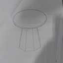 Modern Paneled-Wood Pedestal Base Round Top Dining Table, Brown