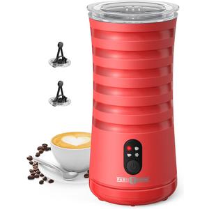 Milk Frother, Paris Rhône 4-in-1 Milk Steamer and Frother, Hot & Cold Foam Milk Warmer with Temperature Control, Auto Shut-Off Frothers for Coffee, Latte, Cappuccino, Macchiato