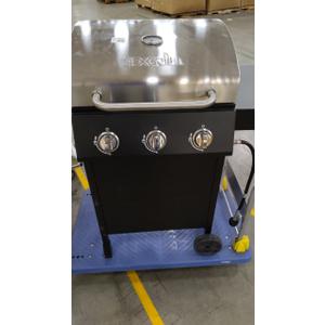 ChuMaste Grill Propane 3 Burner Gas outdoor grills, Bbq with Thermometer, Patio grill For Small gatherings, asadores de gas 30000 BTU. Barbecue grill with Foldable Rack.Propane Gas Grills