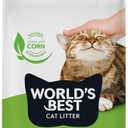WORLD'S BEST CAT LITTER Comfort Care Unscented, 32-Pounds - Natural Ingredients, Quick Clumping, Flushable, 99% Dust Free & Made in USA - Long-Lasting Odor Control & Easy Scooping