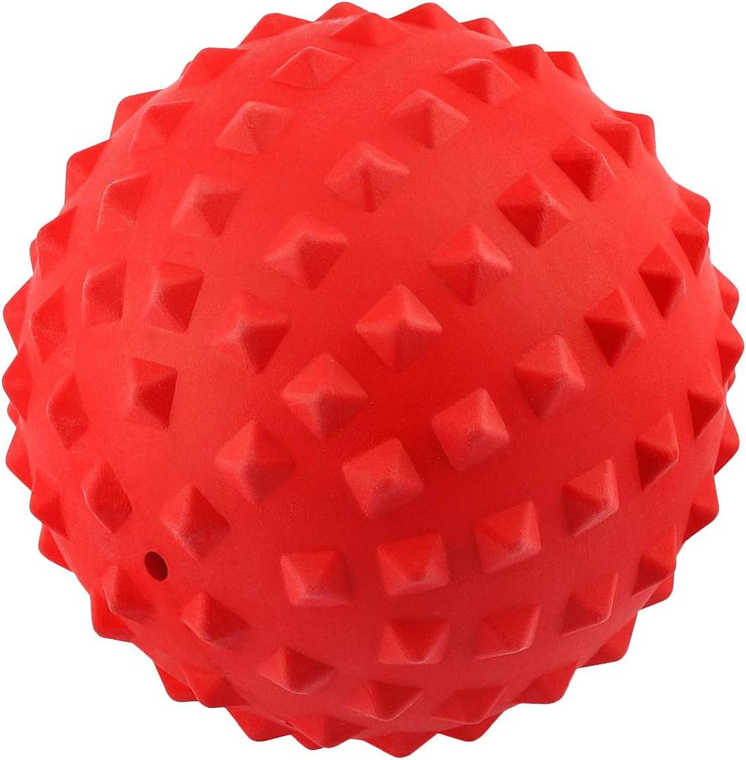 RHL Dog Squeaky Toys for Aggressive chewers Large Breed Balls Interactive Ball Toy Almost Indestructible Tough Durable Stick Medium Small Dogs Puppy Chew with Non-Toxic Natural Rubber