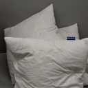 MIULEE Throw Pillows Inserts, Pack of 2 18x18 Inch 100% Virgin Fiber Filling Bed Couch Pillows