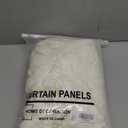 Ivory Lace Curtains 90 Inches Long 2 Panels Paisley Floral Sheer Curtains for Living Room Girls Bedroom Rod Pocket Light Filtering Shabby Chic Curtains Large Window Decor Vintage Drapes, 52x90