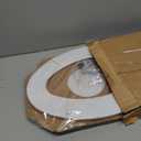Bemis 1500EC 390 Lift-Off Wood Elongated Toilet Seat, Cotton White (Pack of 1)