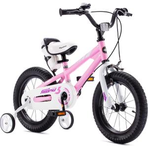 RoyalBaby Kids Bike EZ Balance to Pedal Dual Handbrake Toddlers Boys Girls Bicycle 12-20 Inch for Age 3-10 Years (Pink)