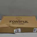 TONIFUL 4 Set Black Gold Balloon Centerpieces for Table,Balloon Stand Kit for Black Gold Party Decor 40th 50th 60th 70th Birthday Decorations Anniversary Graduation Decorations 2026 New Year Eve