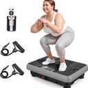 Premium Vibration Plate for Lymphatic Drainage, Weight Loss, Whole Body Workout Power Vibration Plate, Shake Plate,Home Gym Fitness Equipment,Grey