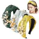 Ivyu Headbands for Women Head Bands - 4 Diademas Para Mujer De Moda Padded Hair Accessories Hairbands for Girls No Slip Fashion Cute Headband Gift for Women