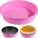 XANGNIER Silicone Cheesecake Pan Protector for 8.5/9 Inch Round Springform Pan,Cheesecake Water Bath Pan,Preventing Water from Entering the Spring Form Pans,Springform Pans Accessories