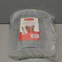 Rubbermaid Flex and Seal Cereal Keeper, 1.5 Gallon, BPA-Free, Clear with Red Lid, Airtight