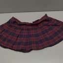 Avidlove Mini Pleated Skirts for Women Mini Plaid Skirt (Red, S)