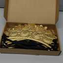Yaomiao 44 Pcs Foam Crowns for Kids Princess Tiaras Crowns Bulk Diamond Sticker Making Kits for Birthday Party Supplies