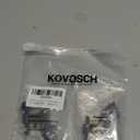 2 Pack Hinge Pin Door Stopper Oil Rubbed Bronze - Adjustable Heavy Duty Hinge Pin Door Stop with Black Rubber Bumper Tips